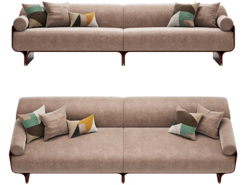 Gallotti and radice stami sofa large 3D Model