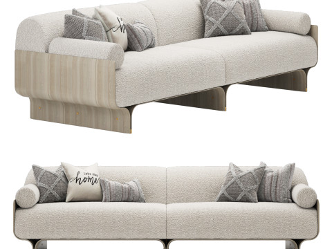 Gallotti and radice stami sofa medium 3D Model
