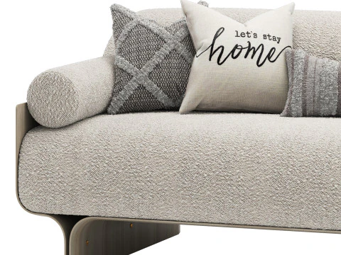 Gallotti and radice stami sofa medium 3D Model