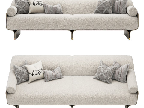 Gallotti and radice stami sofa medium Model 3D