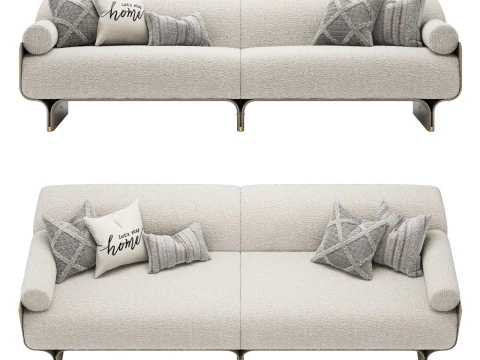 Gallotti and radice stami sofa medium 3D Model