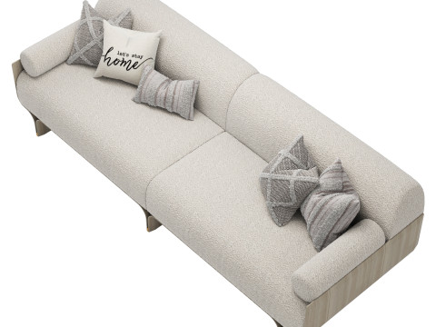 Gallotti and radice stami sofa medium Model 3D