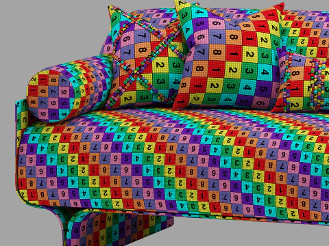Gallotti and radice stami sofa medium 3D Model
