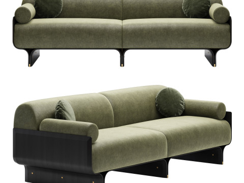 Gallotti and radice stami sofa small 3D 모델