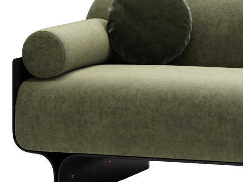 Gallotti and radice stami sofa small Modello 3D
