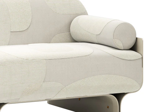 Gallotti and radice stami sofa plus composition 1 3D Model