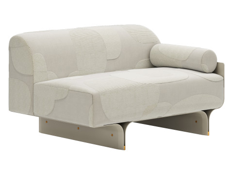 Gallotti and radice stami sofa plus composition 1 3D Model