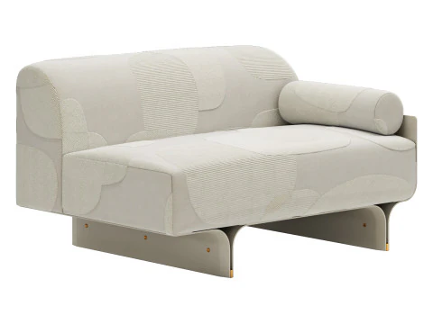Gallotti and radice stami sofa plus composition 1 3D Model