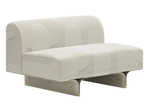 Gallotti and radice stami sofa plus composition 2 3D Model