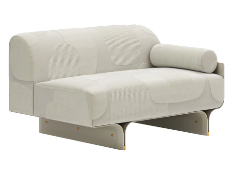 Gallotti and radice stami sofa plus composition 2 3D Model