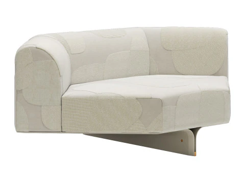 Gallotti and radice stami sofa plus composition 2 3D Model