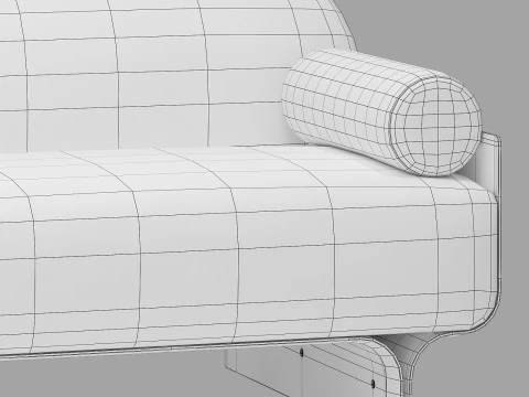 Gallotti and radice stami sofa plus composition 2 3D Model