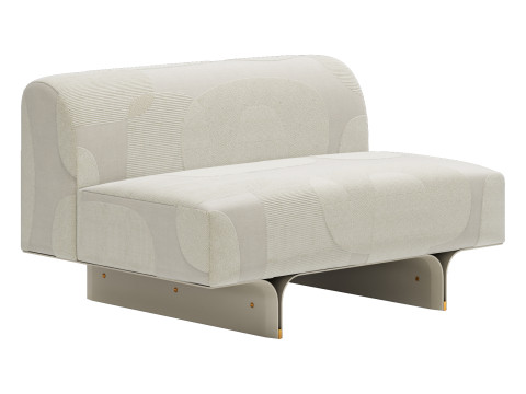 Gallotti and radice stami sofa plus composition 3 Modelo 3D