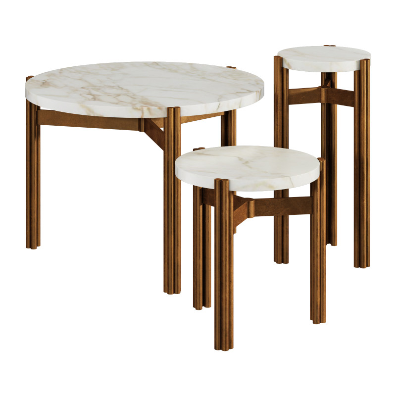 Gallotti and radice twelve coffee table 3D Модель .c4d .max .obj .3ds .fbx .stl .blend 