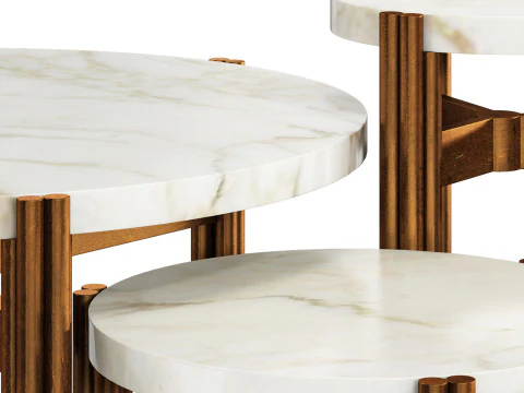 Gallotti and radice twelve coffee table 3D Model