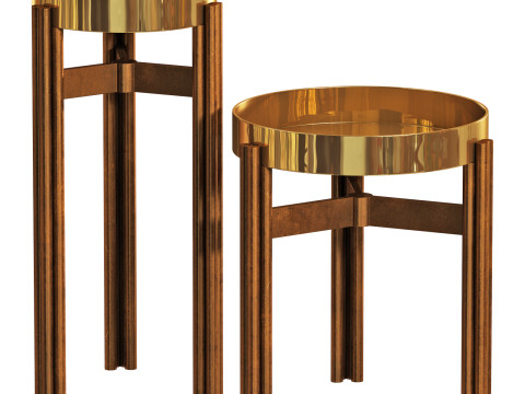 Gallotti and radice twelve coffee table metal 3D Model