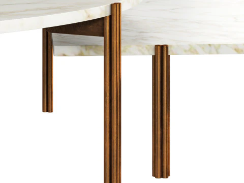 Gallotti and radice twelve coffee table XL XXL 3D Model