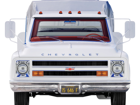 Chevrolet C30 1967 ramp truck 3D Model