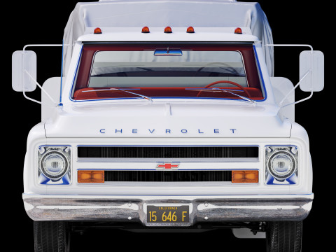 Chevrolet C30 1967 ramp truck 3D Model