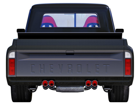 Chevrolet C10 1967 racing Model 3D