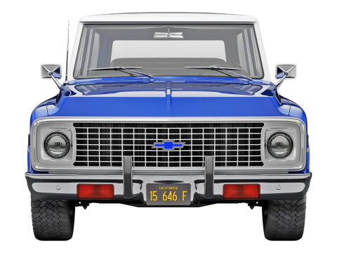 Chevrolet suburban 1972 3D Model