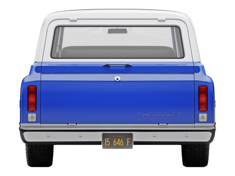 Chevrolet suburban 1972 3D Model