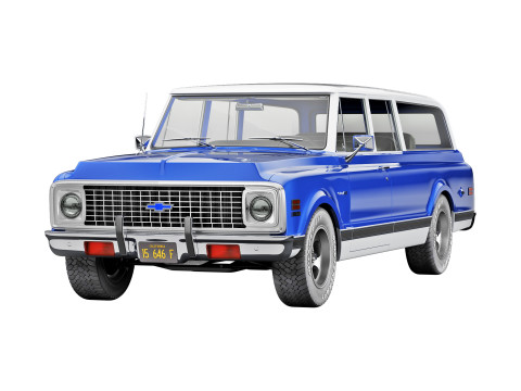 Chevrolet suburban 1972 3D Model