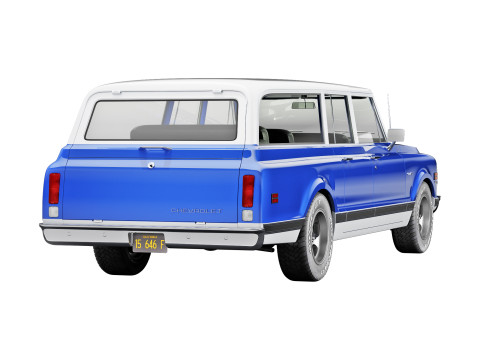 Chevrolet suburban 1972 3D Model