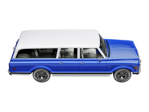 Chevrolet suburban 1972 3D Model