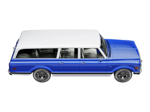 Chevrolet suburban 1972 3D Model