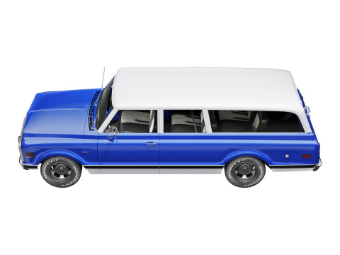 Chevrolet suburban 1972 3D Model
