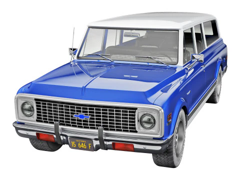 Chevrolet suburban 1972 3D Model