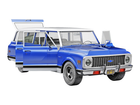 Chevrolet suburban 1972 3D Model