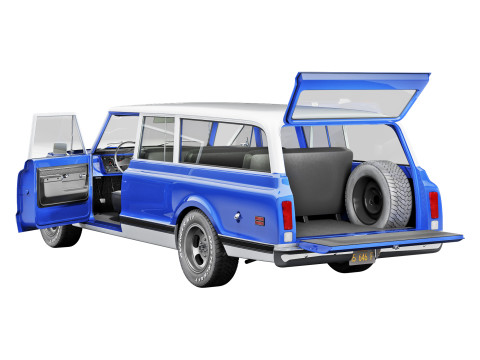 Chevrolet suburban 1972 3D Model