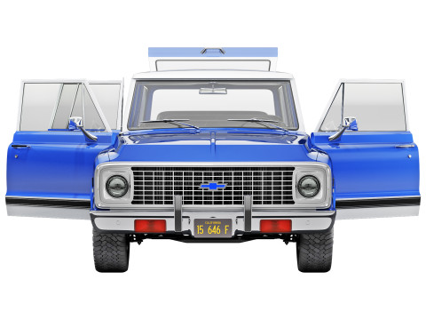 Chevrolet suburban 1972 3D Model