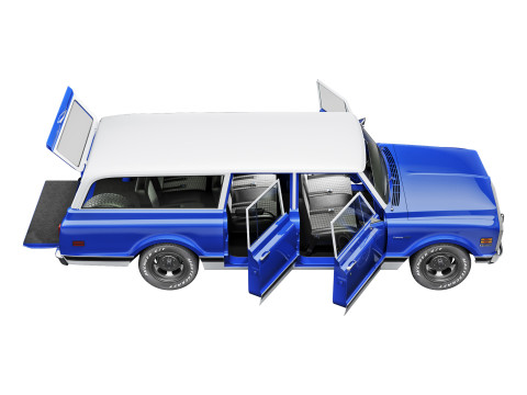 Chevrolet suburban 1972 3D Model