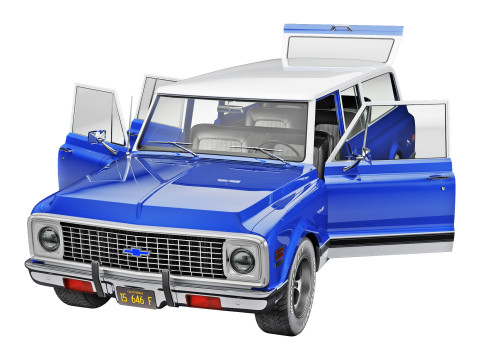Chevrolet suburban 1972 3D Model