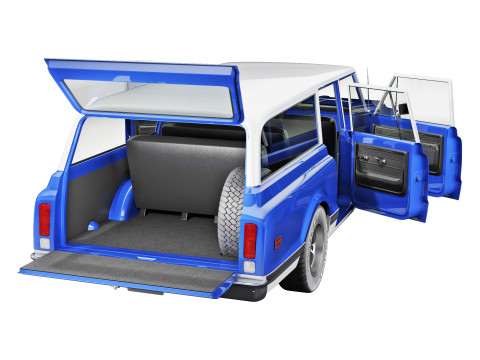 Chevrolet suburban 1972 3D Model
