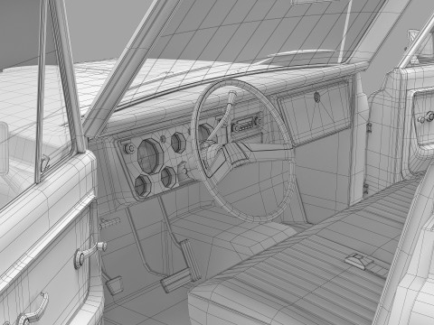 Chevrolet suburban 1972 3D Model
