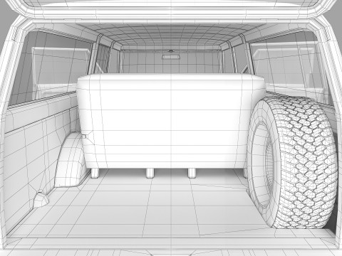 Chevrolet suburban 1972 3D Model