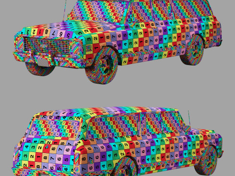 Chevrolet suburban 1972 3D Model