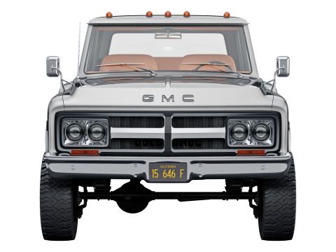 GMC 2500 crew cab 1968 Model 3D