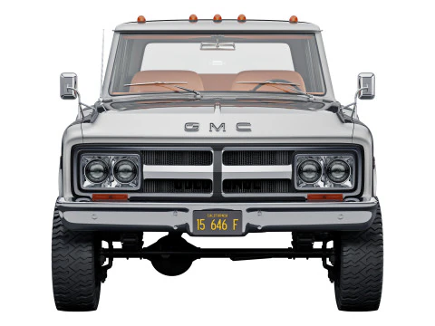 GMC 2500 crew cab 1968 3D Model
