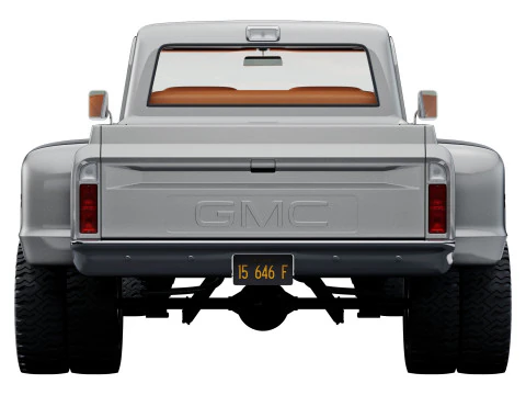 GMC 2500 crew cab 1968 3D Model