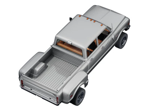 GMC 2500 crew cab 1968 3D Model
