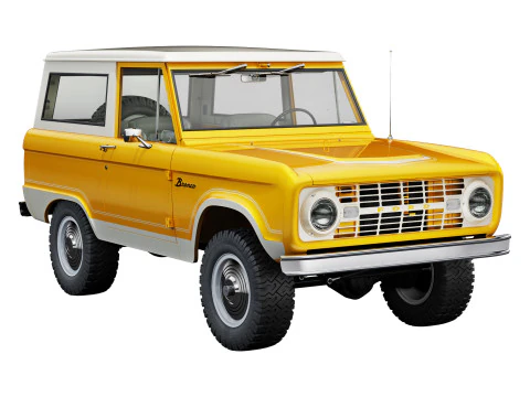Bronco 1966 Model 3D