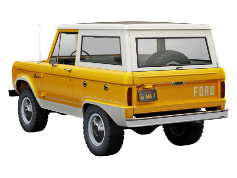 Bronco 1966 Modèle 3D
