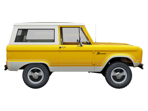 Bronco 1966 3D Model