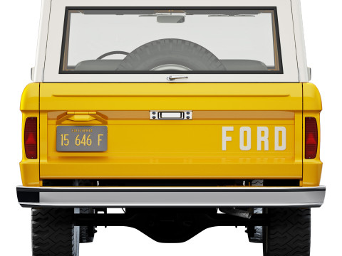 Bronco 1966 Modèle 3D