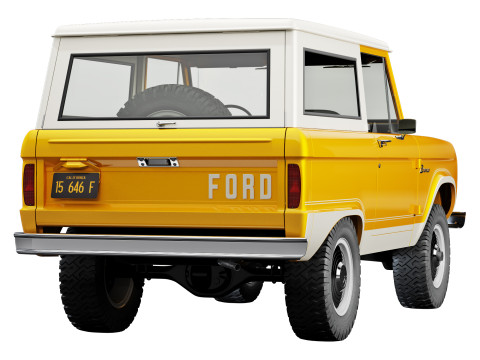 Bronco 1966 Modèle 3D